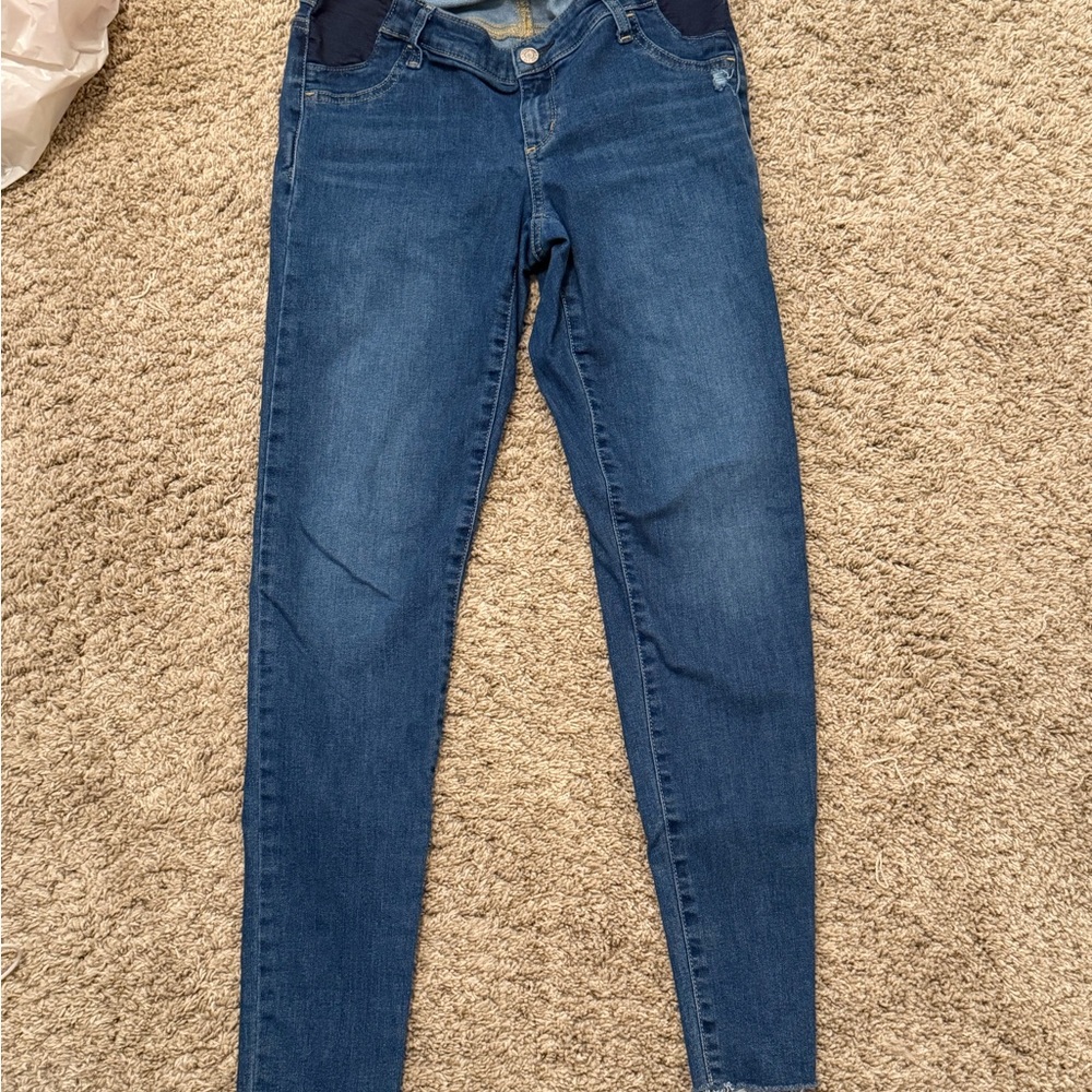 GAP Women's Blue Denim Maternity Jeggings